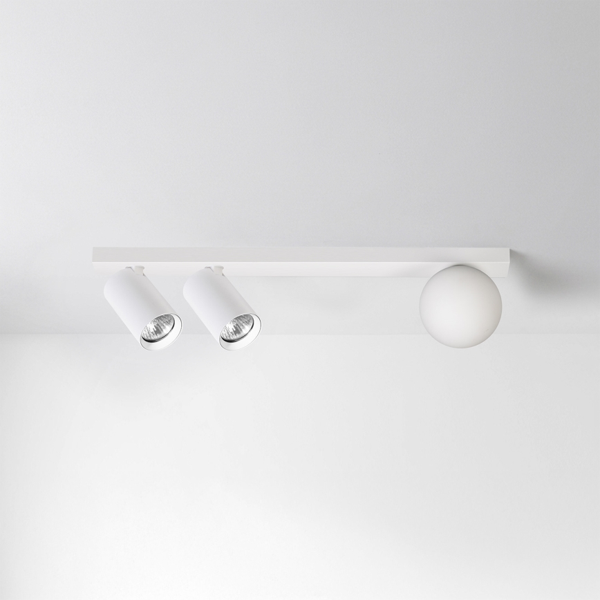 Brilagi - spotvalgusti SELE BALL 2xGU10/30W/230V + 1xG9/10W valge