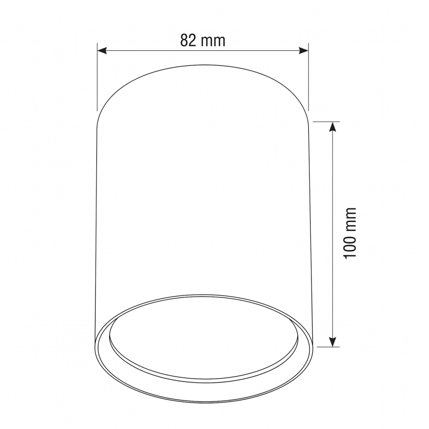 BRILAGI - spotvalgusti SMOOTH LONG 1xGX53/15W/230V 100x82 mm valge