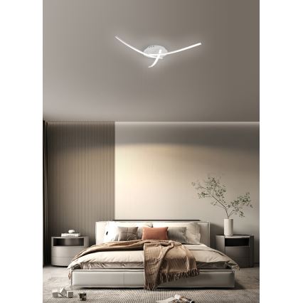 Brilagi - LED laevalgusti STRIPES LED/24W/230V Ø 64 cm valge