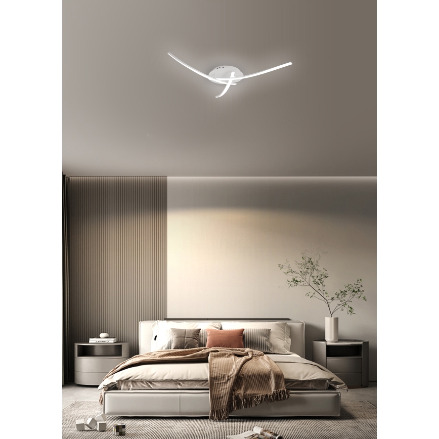 Brilagi - LED laevalgusti STRIPES LED/24W/230V Ø 64 cm valge