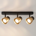 BRILAGI - Suunatav laelamp NUGGET 3xGU10/30W/230V must/kuldne