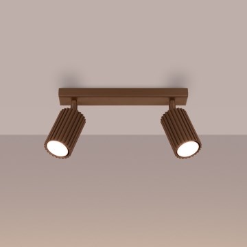 Brilagi - suunatav laevalgusti CRESTO 2xGU10/10W/230V pruun