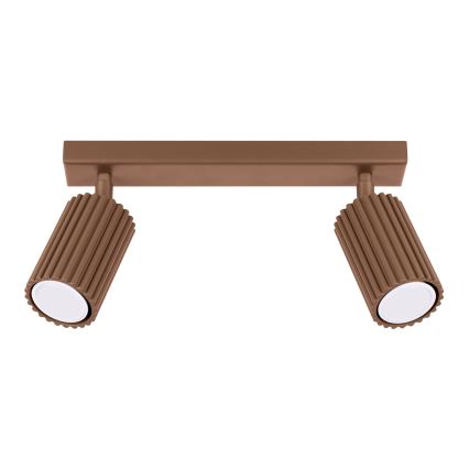 Brilagi - suunatav laevalgusti CRESTO 2xGU10/10W/230V pruun
