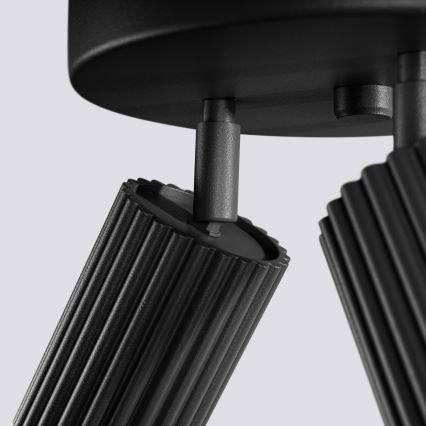 Brilagi - suunatav laevalgusti CRESTO 3xGU10/10W/230V must