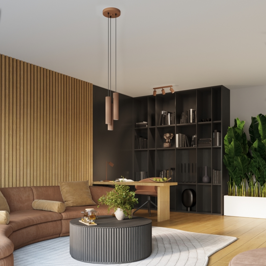 Brilagi - Suunatav laevalgusti CRESTO 6xGU10/10W/230V pruun