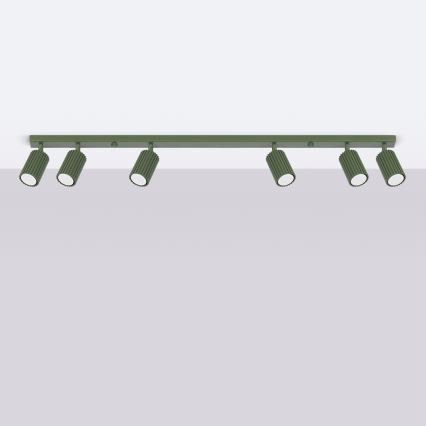 Brilagi - Suunatav laevalgusti CRESTO 6xGU10/10W/230V roheline