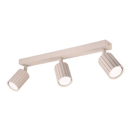 Brilagi - Suunatav laevalgusti CRISPINA 3xGU10/10W/230V beež