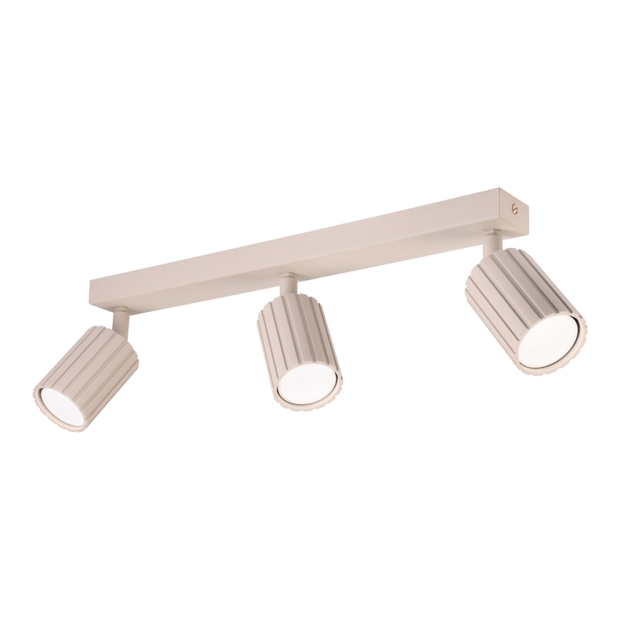 Brilagi - Suunatav laevalgusti CRISPINA 3xGU10/10W/230V beež