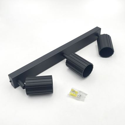 Brilagi - suunatav laevalgusti CRISPINA 3xGU10/10W/230V must