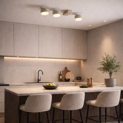 Brilagi - suunatav laevalgusti MONO 3xGX53/12W/230V beež