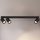 Brilagi - suunatav laevalgusti SELE LONG 3xGU10/30W/230V must