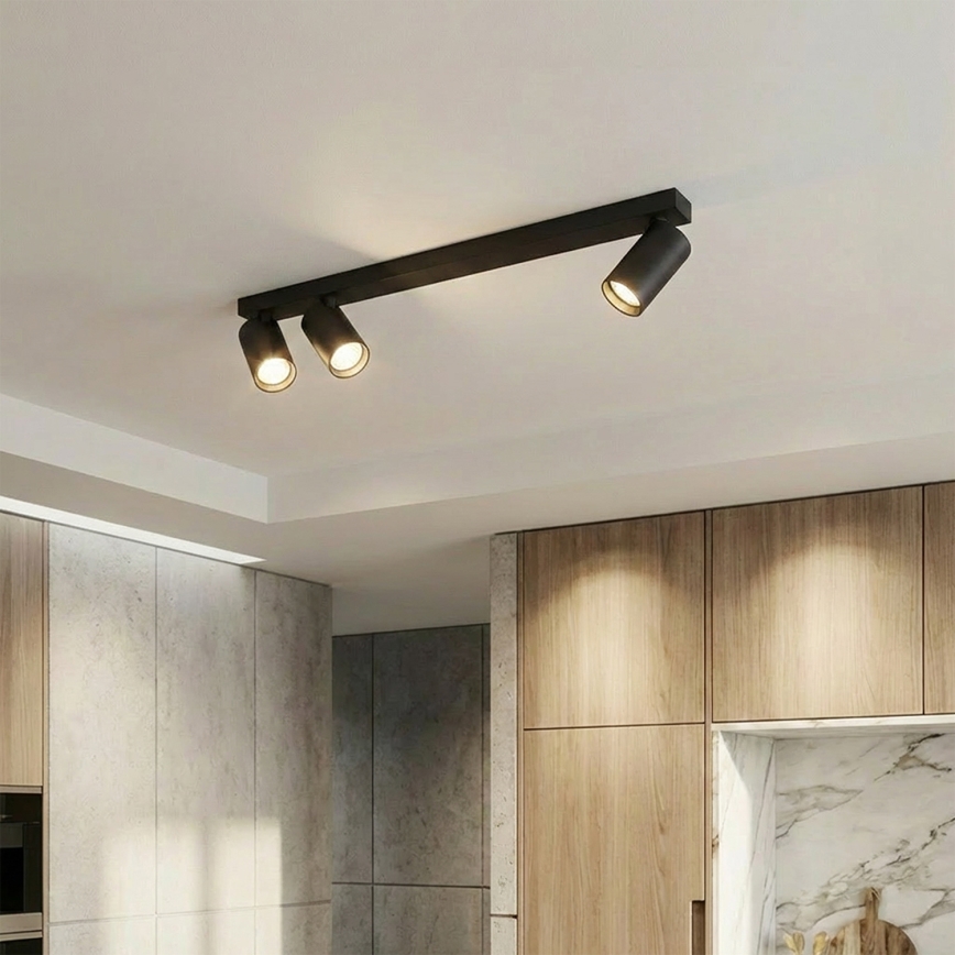 Brilagi - suunatav laevalgusti SELE LONG 3xGU10/30W/230V must