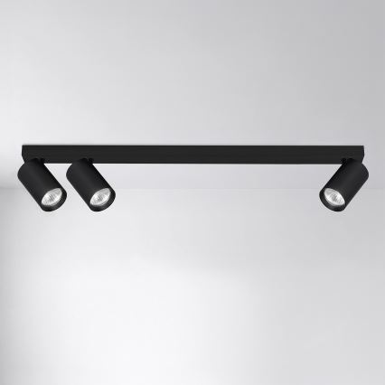 Brilagi - suunatav laevalgusti SELE LONG 3xGU10/30W/230V must