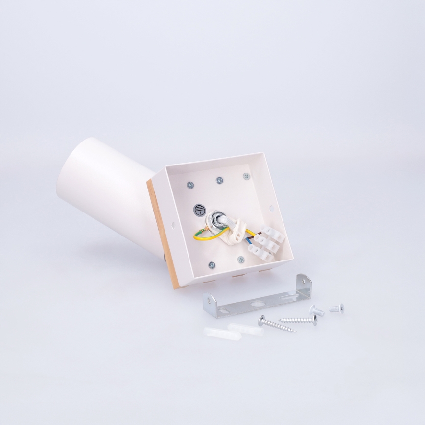 Brilagi - suunatav laevalgusti SELE WOOD ACOUSTIC 1xGU10/30W/230V valge/puit