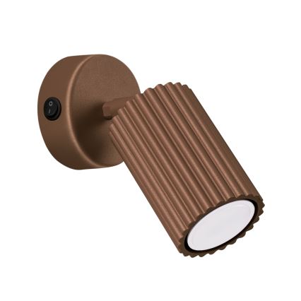 Brilagi - suunatav seinavalgusti CRESTO 1xGU10/10W/230V pruun