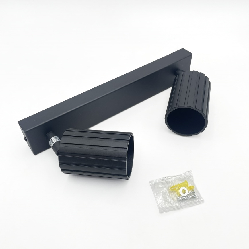 Brilagi - Suunatav valgusti CRISPINA 2xGU10/10W/230V must