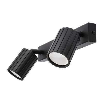 Brilagi - Suunatav valgusti CRISPINA 2xGU10/10W/230V must