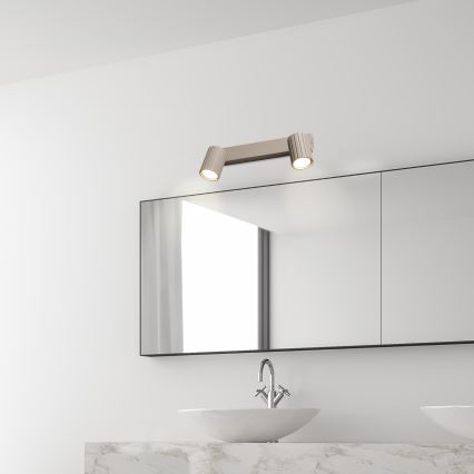 Brilagi - suunav laevalgusti CRISPINA 2xGU10/10W/230V beež