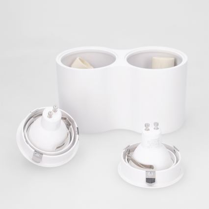 BRILAGI - Suunav valgusti MIA DOUBLE 2xGU10/30W/230V valge