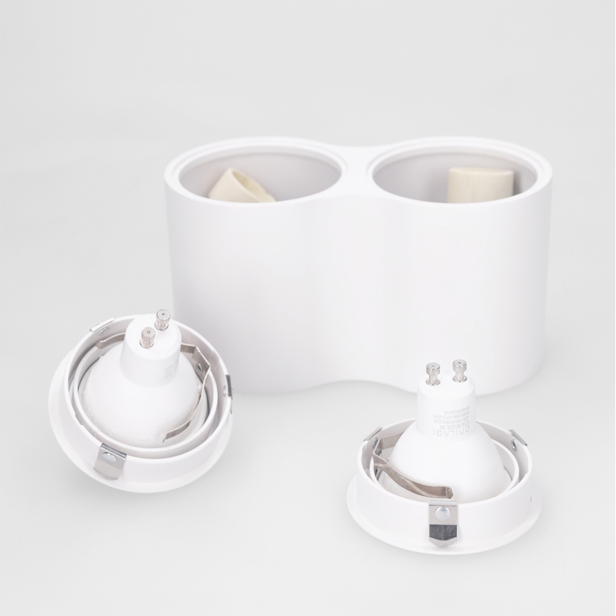 BRILAGI - Suunav valgusti MIA DOUBLE 2xGU10/30W/230V valge