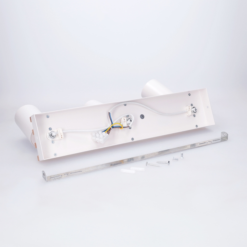 Brilagi - suunav valgusti SELE WOOD ACOUSTIC 3xGU10/30W/230V valge/puit