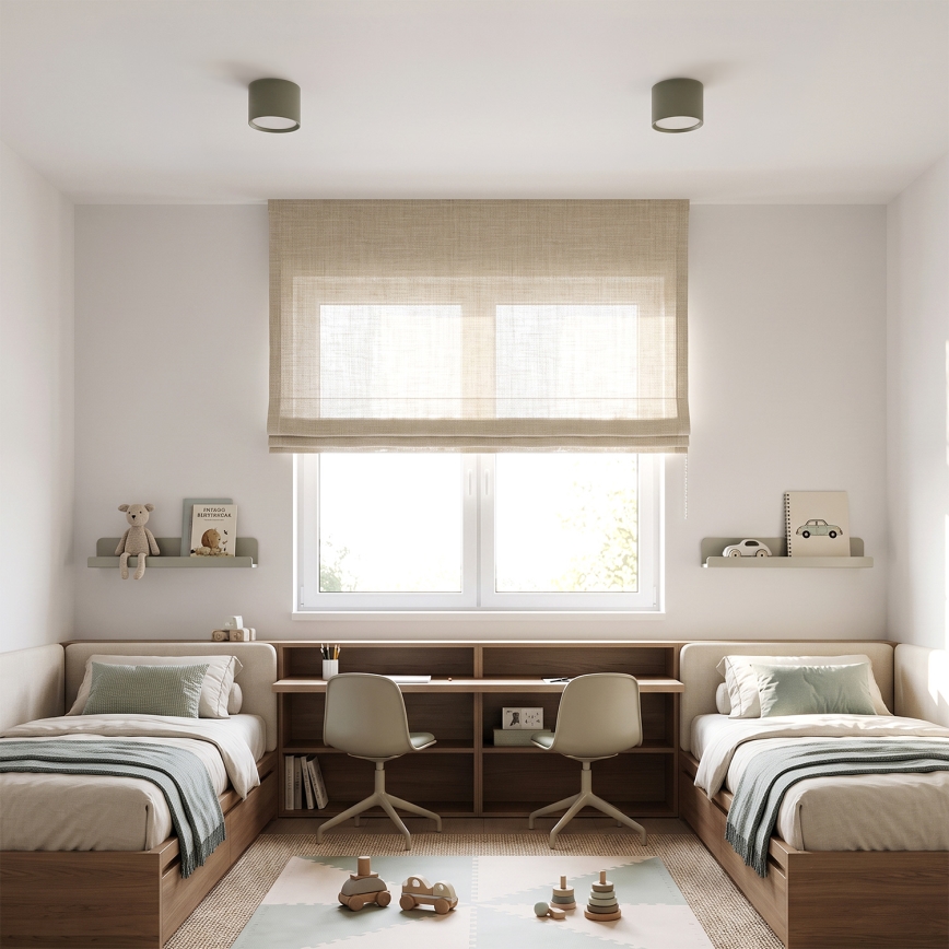 BRILAGI - Suunav valgusti SMOOTH 1xGX53/15W/230V 60x82 mm tume roheline