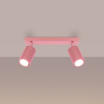 Brilagi - Suunavalgusti CRESTO 2xGU10/10W/230V roosa
