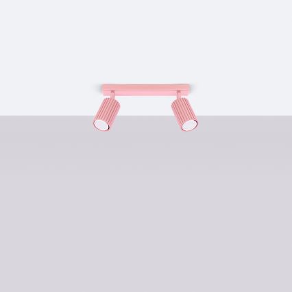 Brilagi - Suunavalgusti CRESTO 2xGU10/10W/230V roosa