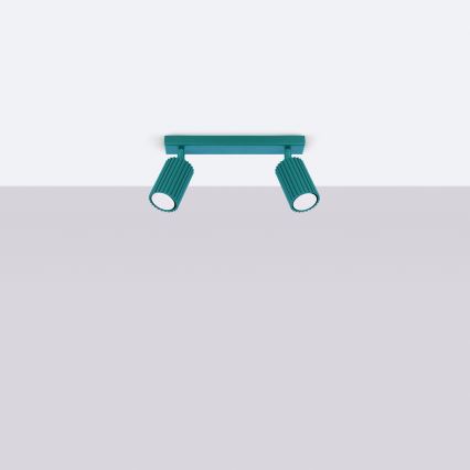 Brilagi - Suunavalgusti CRESTO 2xGU10/10W/230V türkiis