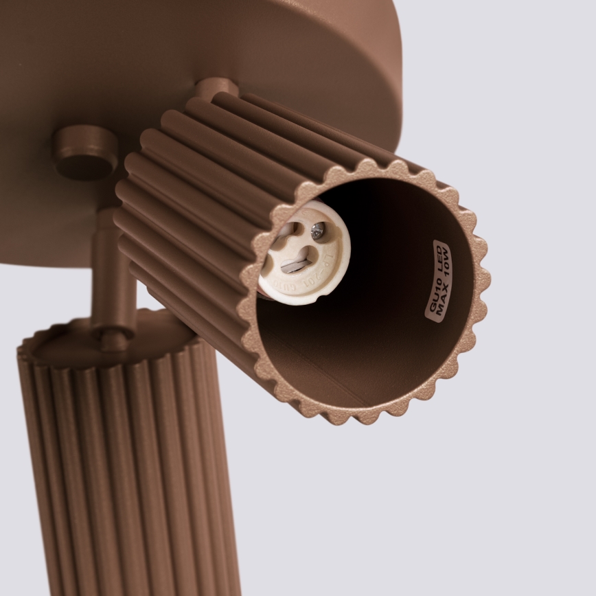 Brilagi - suunavalgusti CRESTO 3xGU10/10W/230V pruun