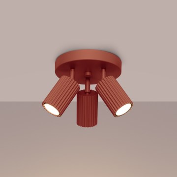 Brilagi - suunavalgusti CRESTO 3xGU10/10W/230V punane