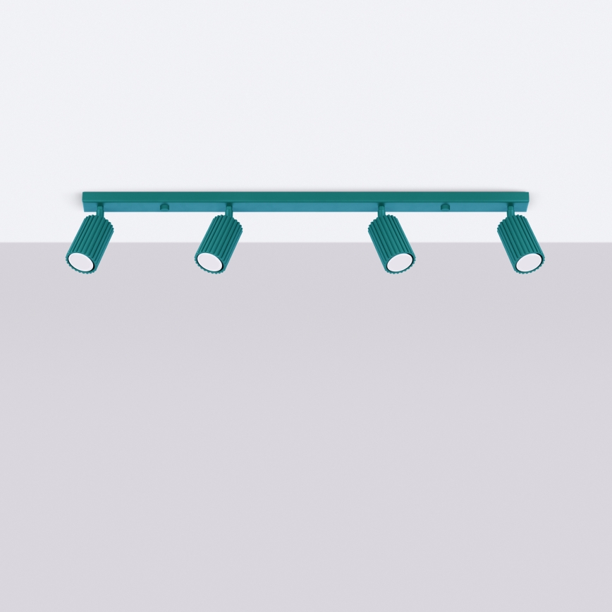 Brilagi - Suunavalgusti CRESTO 4xGU10/10W/230V turkoos