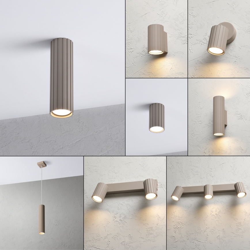 Brilagi - suunavalgusti CRISPINA 1xGU10/10W/230V 20 cm beež