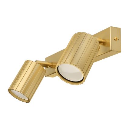Brilagi - suunavalgusti CRISPINA 2xGU10/10W/230V kuldne