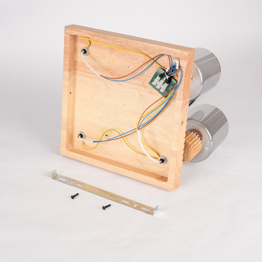 Brilagi - Suunavalgusti HYGGE 4xE14/15W/230V kummipuit/suitsune