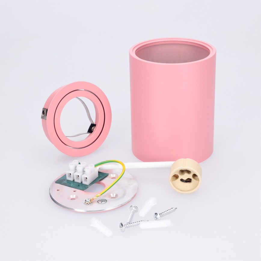 BRILAGI - Suunavalgusti MIA 1xGU10/30W/230V 100x80 mm roosa