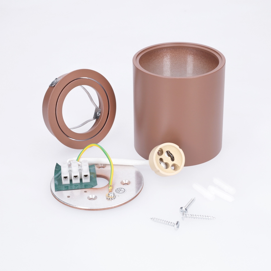 BRILAGI - Suunavalgusti MIA 1xGU10/30W/230V 84x80 mm pruun