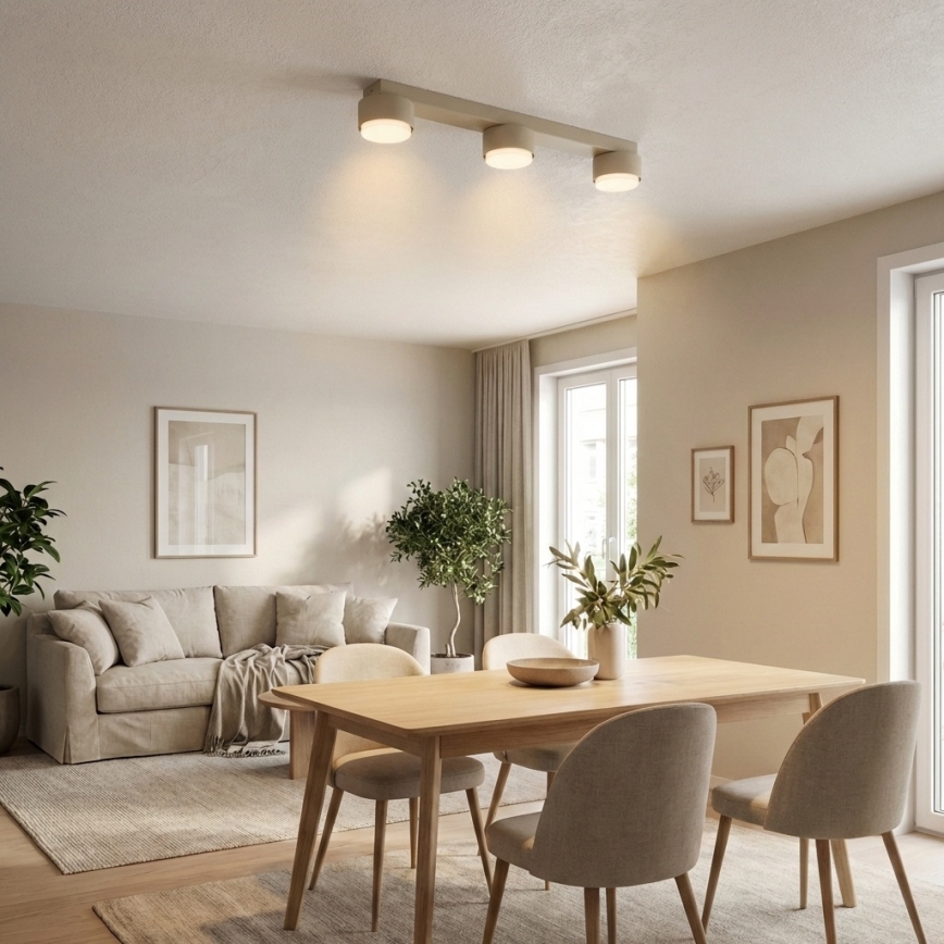 Brilagi - Suunavalgusti MONO 3xGX53/12W/230V beež