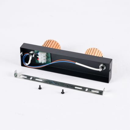 Brilagi - Suunavalgusti ODENSE 2xE14/10W/230V puit/must