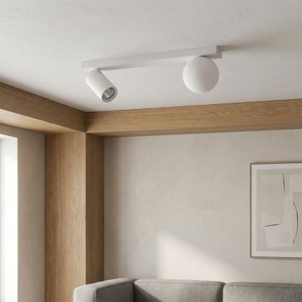 Brilagi - suunavalgusti SELE BALL 1xGU10/30W/230V + 1xG9/10W valge