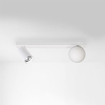 Brilagi - suunavalgusti SELE BALL 1xGU10/30W/230V + 1xG9/10W valge