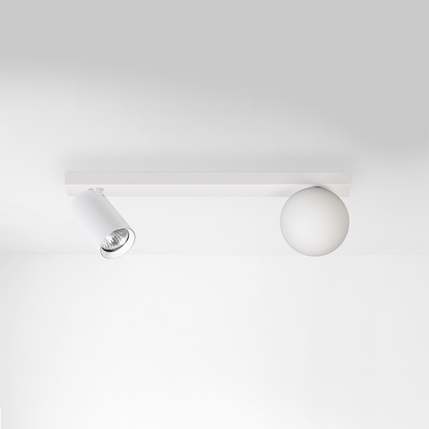 Brilagi - suunavalgusti SELE BALL 1xGU10/30W/230V + 1xG9/10W valge