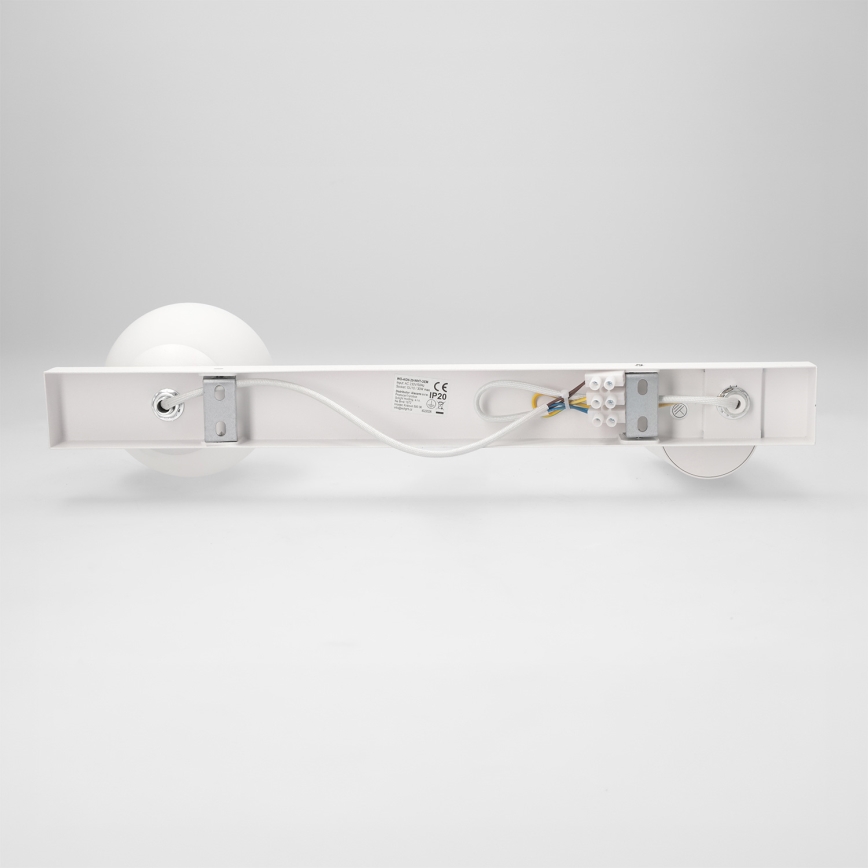 Brilagi - suunavalgusti SELE BALL 1xGU10/30W/230V + 1xG9/10W valge