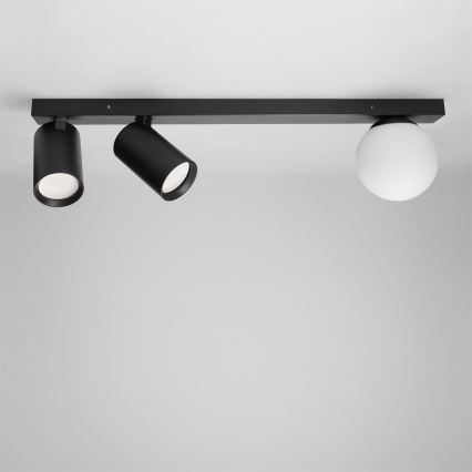 Brilagi - Suunavalgusti SELE BALL 2xGU10/30W/230V + 1xG9/10W must