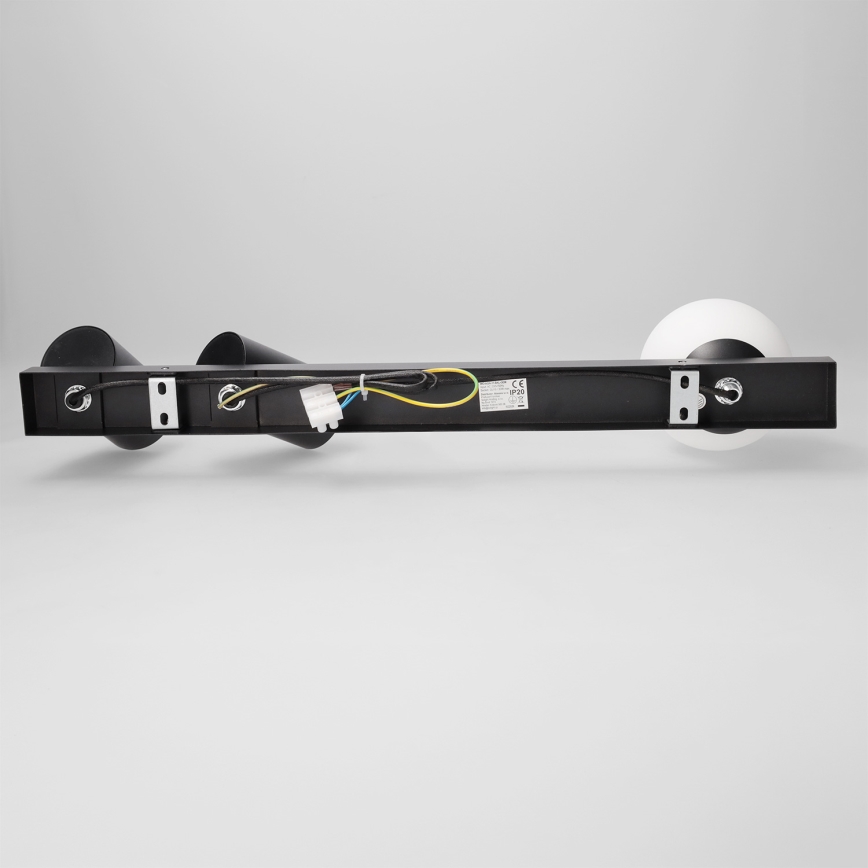 Brilagi - Suunavalgusti SELE BALL 2xGU10/30W/230V + 1xG9/10W must