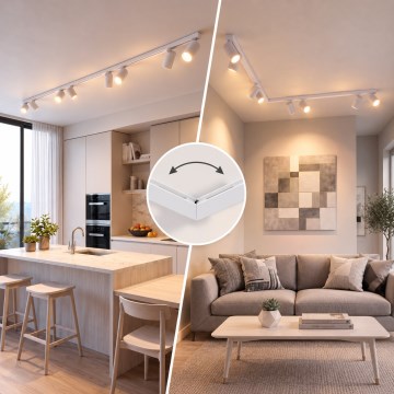 BRILAGI - suunavalgusti SELE LONG 8xGU10/30W/230V valge