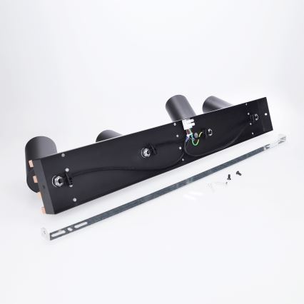 Brilagi - suunavalgusti SELE WOOD ACOUSTIC 4xGU10/30W/230V must/puit