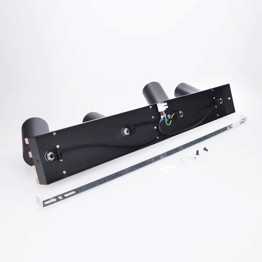 Brilagi - suunavalgusti SELE WOOD ACOUSTIC 4xGU10/30W/230V must/puit