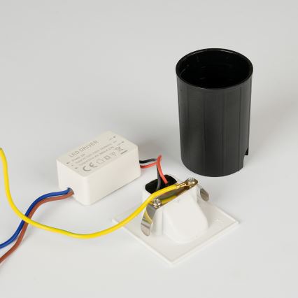 Brilagi - süvistatav LED-välisvalgusti STAIRDOT LED/2W/230V, valge, IP65, ruudukujuline