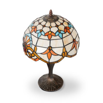 Brilagi - Tiffany-stiilis vitraažist laualamp MIRABELLA 1xE27/60W/230V